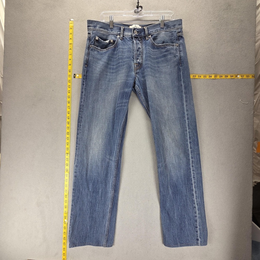 Stone Island Jeans Mens Blue Type RE Medium Wash Button Fly Fits 34x32